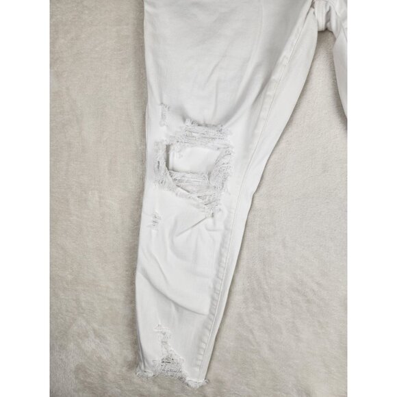 American Eagle Womans Size 20 Short Next Level Stretch Hi Rise Jegging Thrashed - Picture 3 of 15